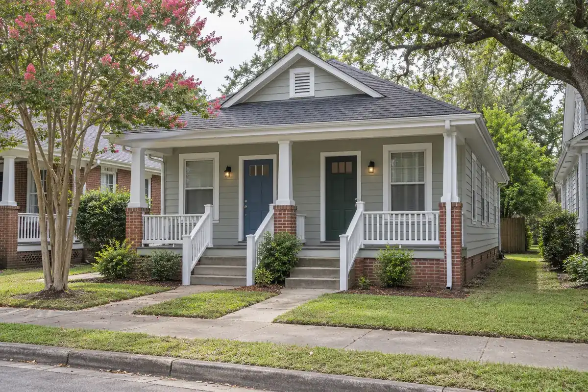 A two-unit rental house in Norfolk